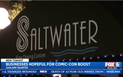 Saltwater Special Superhero Menu For Comic-con 2021  featured on Fox 5.